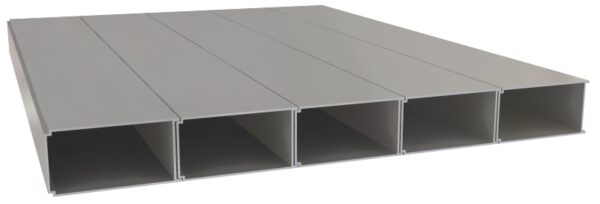 Produktbild UFK 375 040  -  Unterflur-Kanal UFK 40, 5-zügig, 375 x 40 x 2000 mm